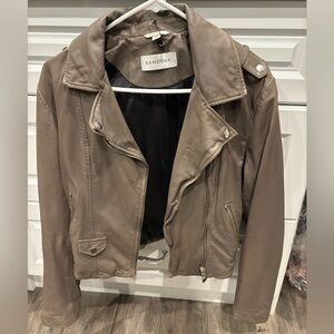 “sandoval” leather jacket, size medium